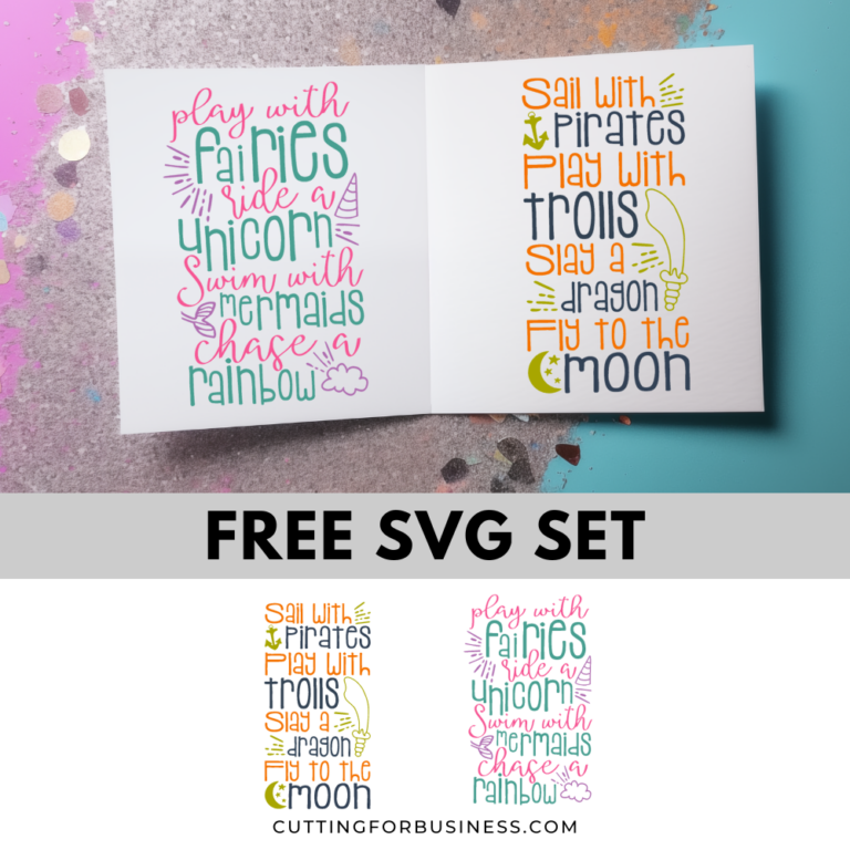 Free Fairy Tale SVG Set