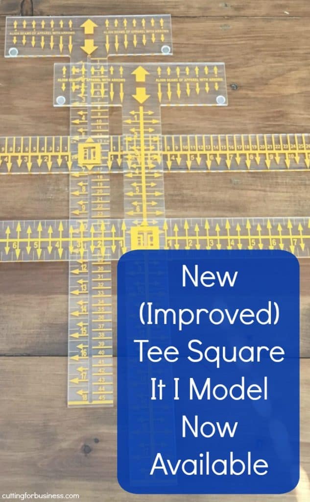 Tee Square It I - Product Design Improvements - New Available for Silhouette Cameo and Cricut Explore Crafters who use heat transfer vinyl, rhinestones, transfers, or sublimation - by cuttingforbusiness.com