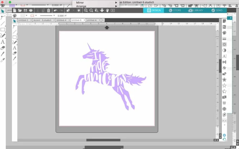 Design Tutorial: Text Cut Out Designs in Silhouette Studio - by cuttingforbusiness.com