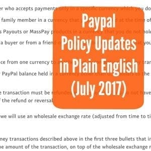 What You Need to Know: Paypal Policy Updates - July 2017 - by cuttingforbusiness.com
