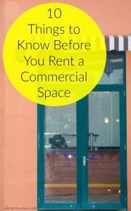 10 Things to Know About Renting a Commercial Space for Crafters - by cuttingforbusiness.com