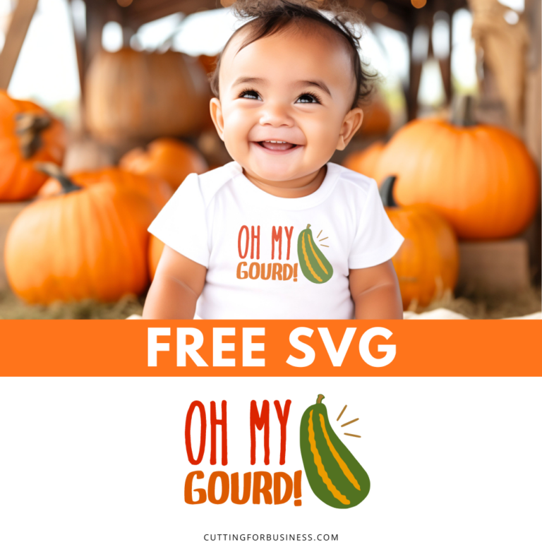 Free Oh My Gourd SVG Fall Cut File