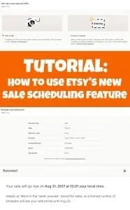 Tutorial: Etsy's New Sale Scheduling Tool - by cuttingforbusiness.com