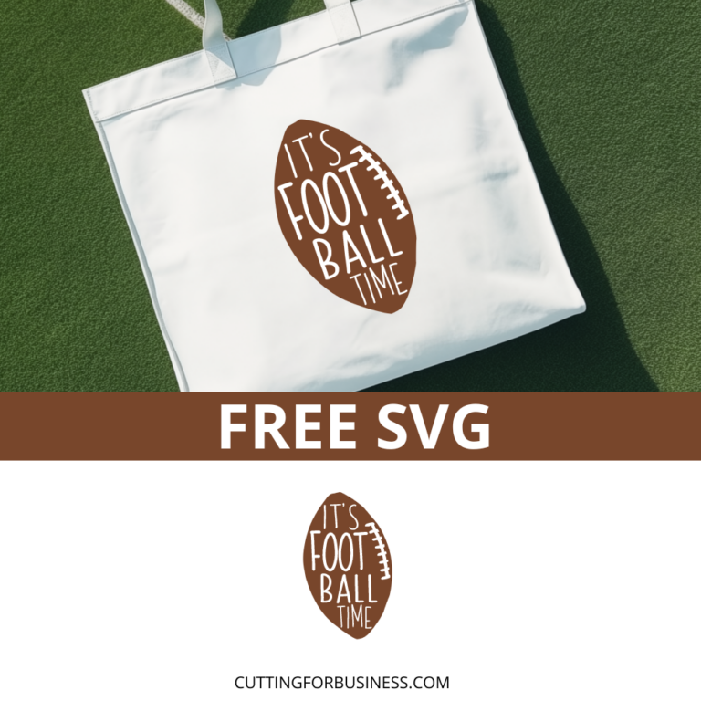 Free SVG – It’s Football Time