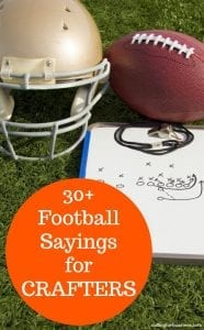 30+ Football Sayings for Silhouette Cameo, Cricut Explore, Maker Crafters - by cuttingforbusiness.com