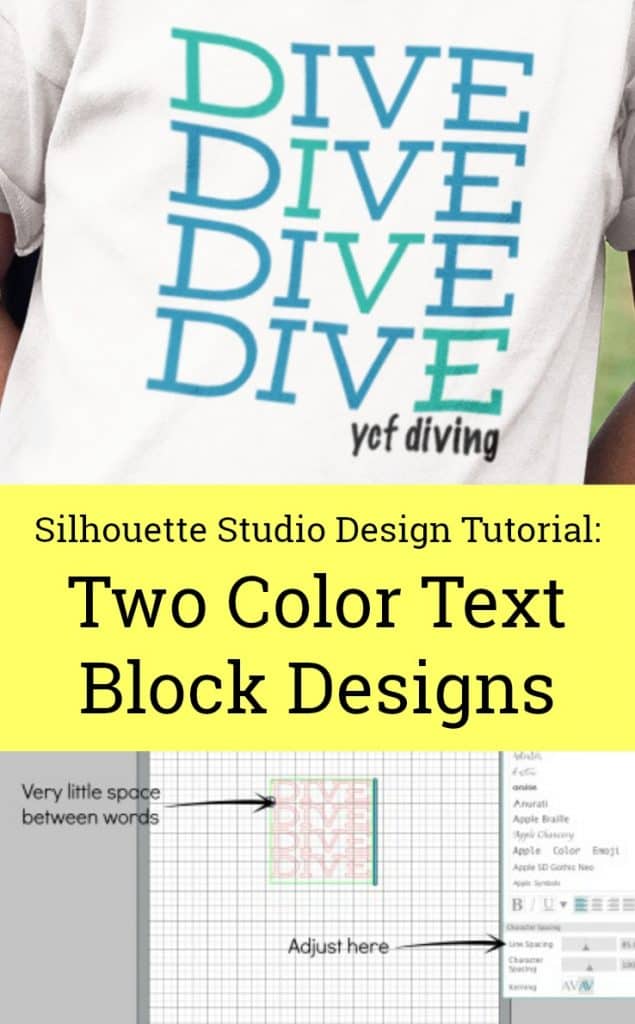 Design with Me: Two Color Repeating Text Designs for Silhouette Cameo, Curio, Mint, Cricut Explore, Maker - by cuttingforbusiness.com