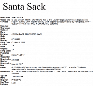 News: 'Santa Sack' Christmas Trademark Approved & Alternate Word Suggestions - A must read for Silhouette Cameo and Cricut Explore or Maker crafters - by cuttingforbusiness.com