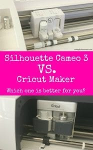 Silhouette Cameo 3 versus Cricut Maker - Which One is Best for You? - by cuttingforbusiness.com