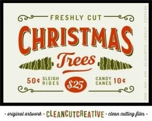 Free Christmas Vintage Santa SVG Cut File for Silhouette Cameo, Curio, Mint or Cricut - by cuttingforbusiness.com