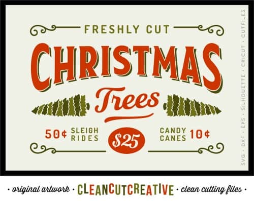 Free Christmas Vintage Santa SVG Cut File for Silhouette Cameo, Curio, Mint or Cricut - by cuttingforbusiness.com