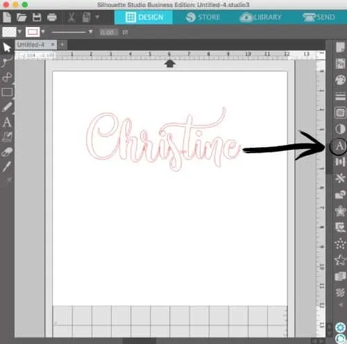 Tutorial: How to Use Font Glyphs in Silhouette Studio Version 4 - Cameo, Curio - by cuttingforbusiness.com