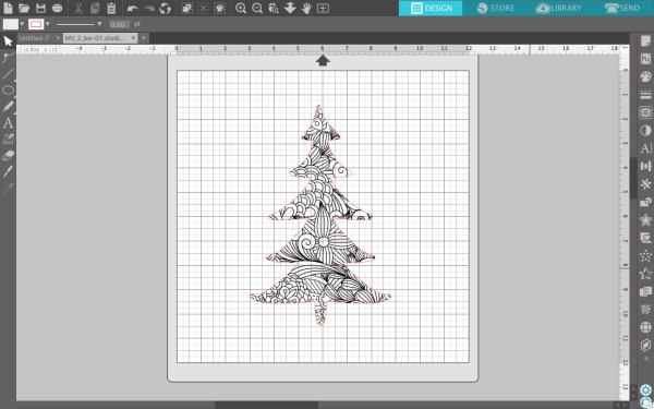 Tutorial: How to Create Faux Zentangle Cut Files in Silhouette Studio for Cameo, Curio, Portrait, Mint - by cuttingforbusiness.com
