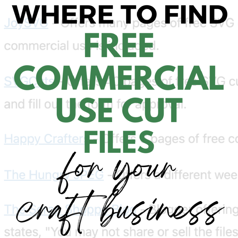 The Huge List of Websites to Download Free SVG Cut Files with Commercial Use