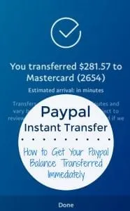 Tutorial: How to Use Paypal Instant Transfer for Immediate Access to Your Money - Great for craft business owners with Silhouette Cameo or Portrait and Cricut Explore or Maker - by cuttingforbusiness.com