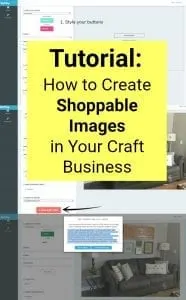 Tutorial: How to Create Shoppable Images for Passive Income - Perfect for At Home Craft Businesses - by cuttingforbusiness.com
