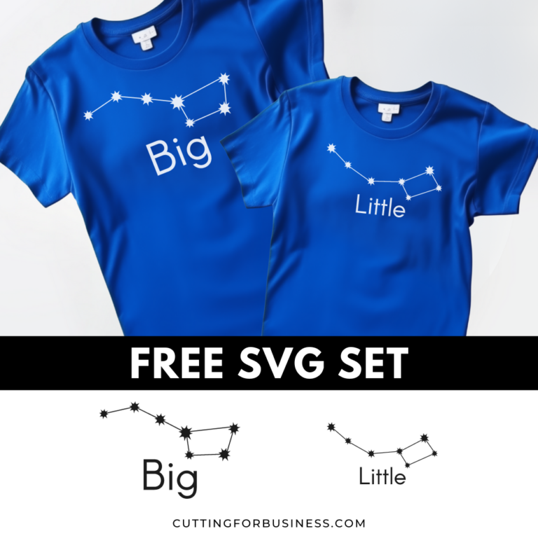 Free SVG Set – Dad and Me Big/Little Dipper