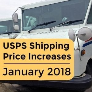 USPS Price Increases - January 2018 - A must read for Silhouette Cameo, Portrait, Curio, Mint and Cricut Explore or Maker small business owners - by cuttingforbusiness.com