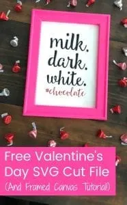 Free Valentine's Chocolate SVG Cut File (with Reverse Canvas Tutorial) for Silhouette Portrait or Cameo and Cricut Explore or Maker - by cuttingforbusiness.com