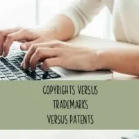 Copyrights vs. Trademarks vs. Patents for Silhouette Portrait or Cameo and Cricut Explore or Maker Small Business Owners - by cuttingforbusiness.com