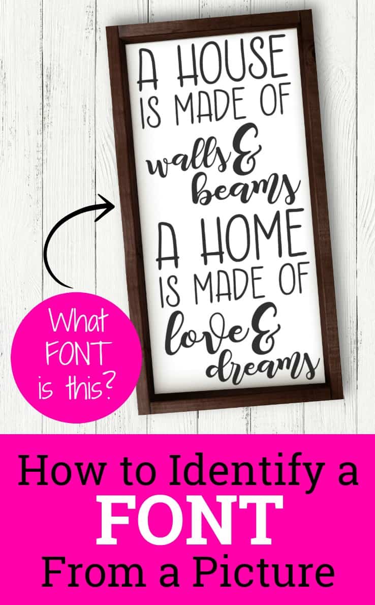 Font ID: How to Find Out "What Font is This?" - Identifying Fonts from a Picture - Great for Silhouette Portrait or Cameo and Cricut Explore or Maker crafters - by cuttingforbusiness.com