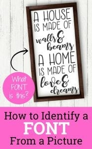 Font ID: How to Find Out "What Font is This?" - Identifying Fonts from a Picture - Great for Silhouette Portrait or Cameo and Cricut Explore or Maker crafters - by cuttingforbusiness.com