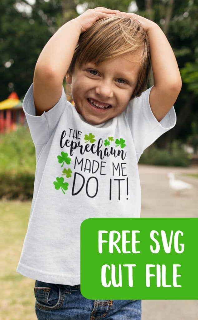 Free St. Patrick's Day SVG Cut File for Silhouette Portrait or Cameo and Cricut Explore or Maker - by cuttingforbusiness.com