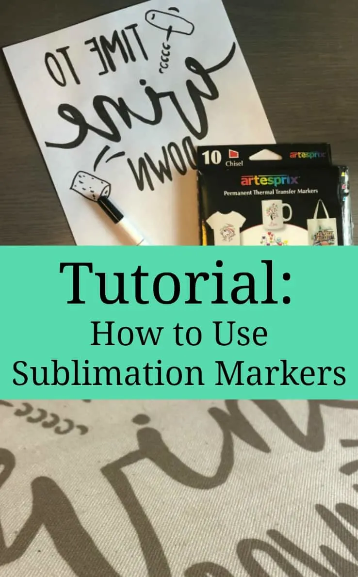 Tutorial: How to Use Sublimation Markers - by cuttingforbusiness.com