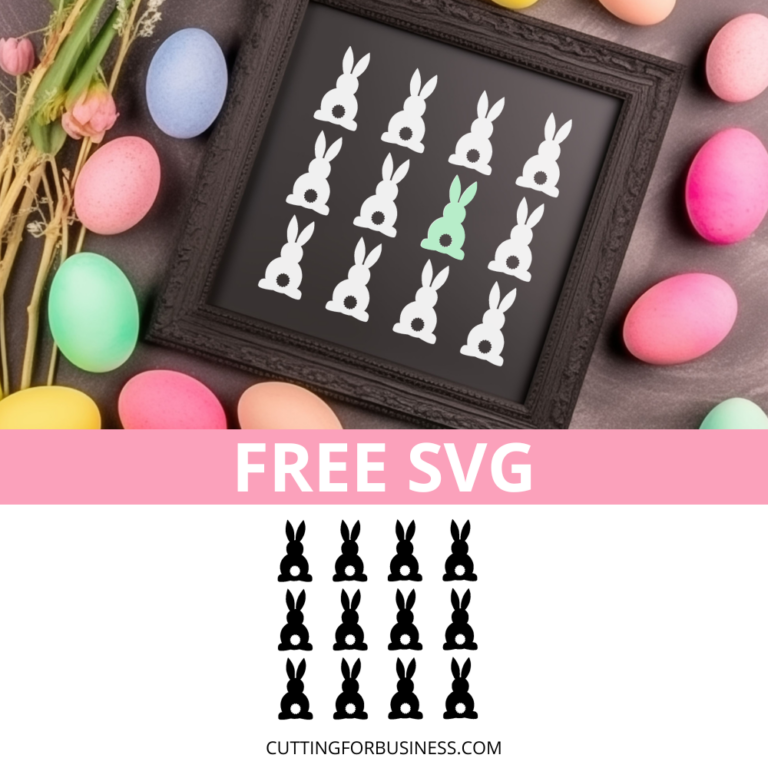 Free Easter Bunnies SVG