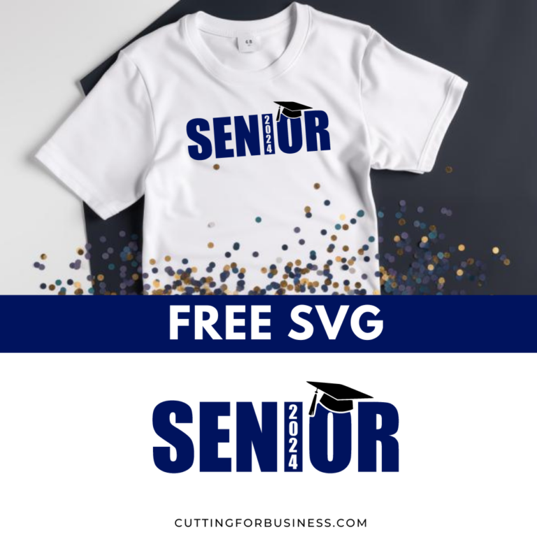 Free Senior 2024 Graduation SVG