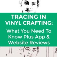 Tracing in Crafting + 5 Photo Tracing Apps and Websites Reviewed - Silhouette Portrait, Cameo, Curio, Cricut - by cuttingforbusiness.com
