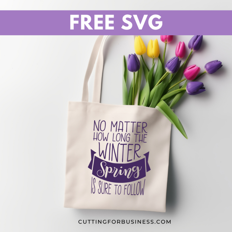 Free Winter & Spring SVG Cut File