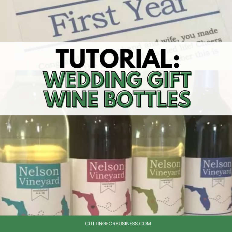 Tutorial: Wedding Gift Wine Bottles