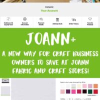 JOANN+ A New Way for Small Businesses to Save at Joann Fabric and Craft Stores - Great for Silhouette Portrait or Cameo and Cricut Explore or Maker small business owners - by cuttingforbusiness.com