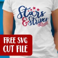 Free Stars & Stripes Patriotic SVG Cut File - July 4th - Memorial Day - Labor Day - Americana - for Silhouette Portrait or Cameo and Cricut Explore or Maker - by cuttingforbusiness.com