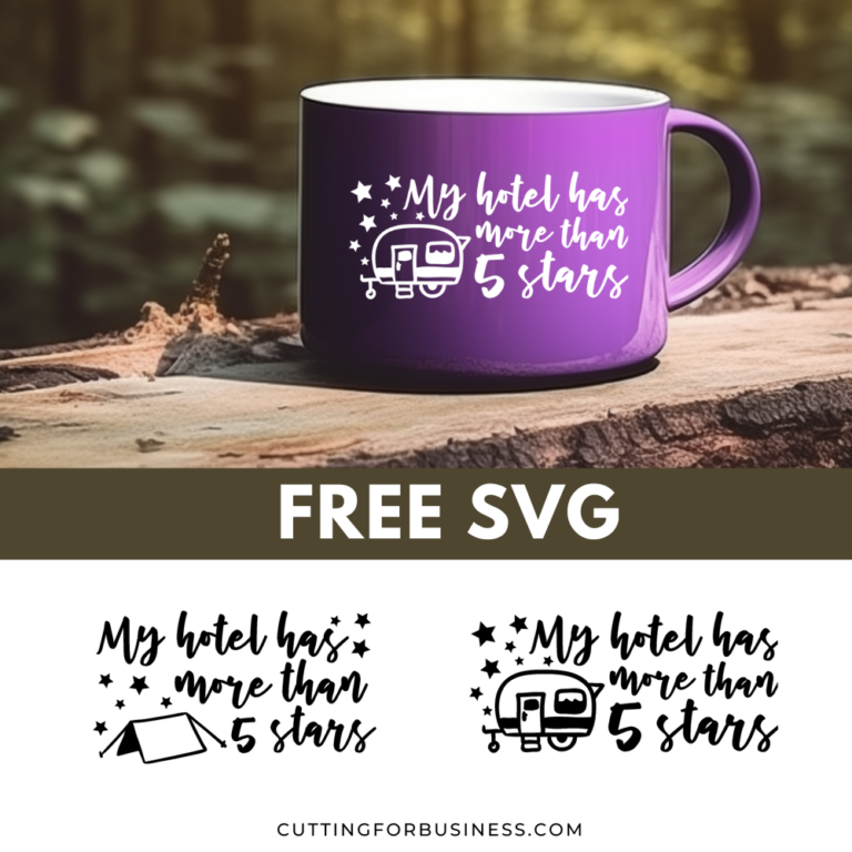 Free RV Tent Camping SVG Set