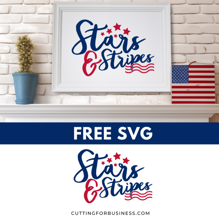 Free 4th of July SVG – Stars & Stripes