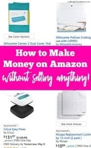 How to Make Money on Amazon Without Selling Anything - An Introduction to Amazon Associates Affiliate Program for Craft Business Owners - by cuttingforbusiness.com
