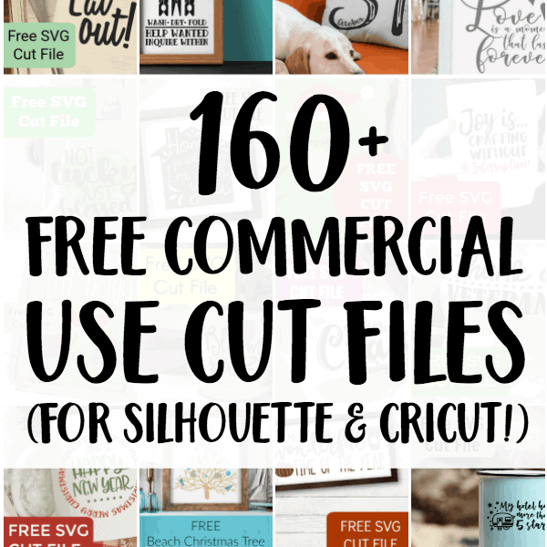 160+ Free Commercial Use SVG Cut Files for Silhouette Portrait and Cameo and Cricut Explore or Maker - by cuttingforbusiness.com