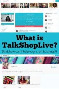 What is TalkShopLive? An overview for Silhouette and Cricut crafters. By cuttingforbusiness.com.