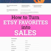 How to Turn Etsy Favorites into Buyers with Coupon Codes - by cuttingforbusiness.com