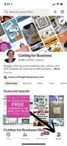 Tutorial: How to (and Why You Should!) Claim Your Instagram, YouTube, and Etsy Accounts on Pinterest - Great for bloggers and craft business owners - by cuttingforbusiness.com