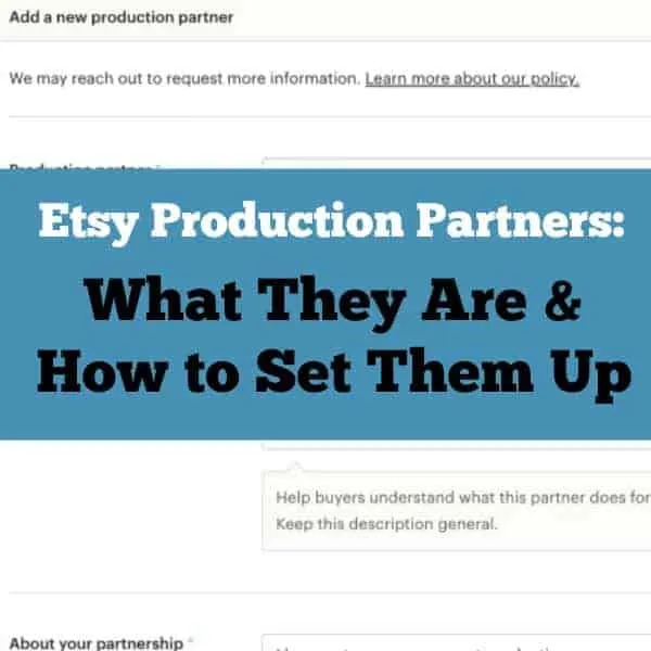 Production Partners on Etsy: An Easy Way to Expand Your Product Lines - A perfect read for Silhouette Cameo and Cricut Explore or Maker Small Business Owners - by cuttingforbusiness.com
