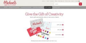 Michaels Craft Store Gift Cards - by cuttingforbusiness.com