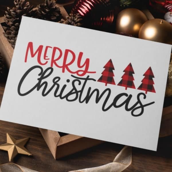 Free 'Merry Christmas' SVG Cut File - Cutting for Business