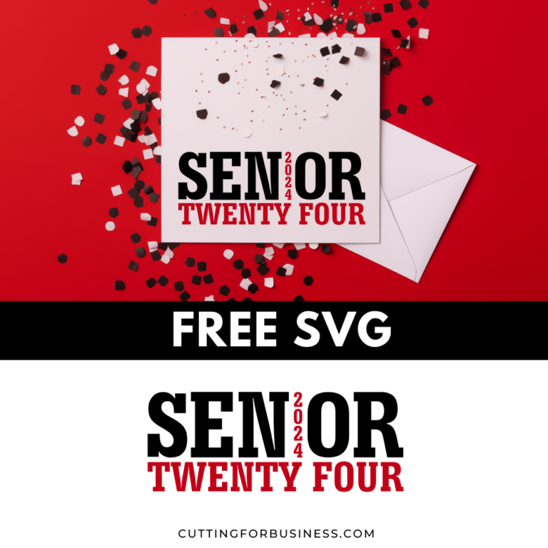 Free 2024 Senior Graduation SVG