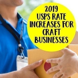 USPS Price Increases - January 2019 - A must read for Etsy shop owners and Silhouette and Cricut craft business owners - by cuttingforbusiness.com