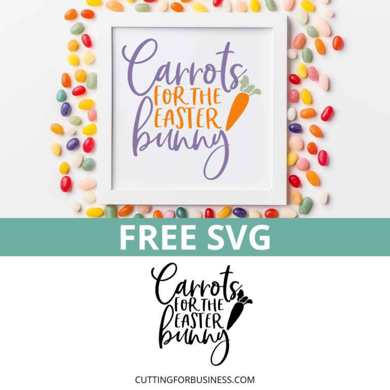 Free Easter SVG – Carrots for the Easter Bunny