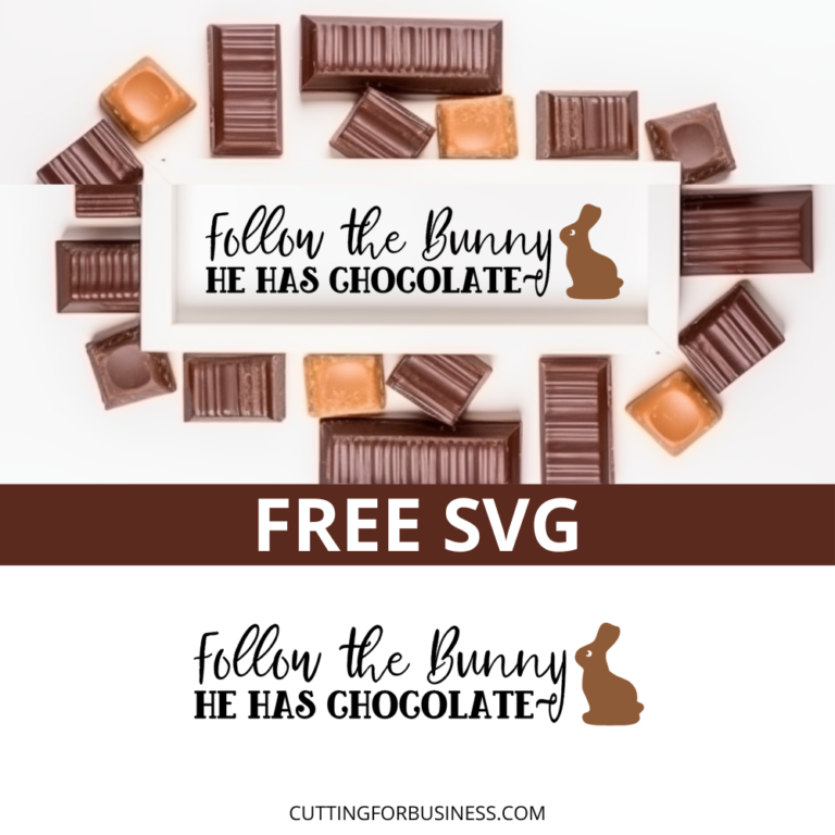 Free Easter SVG – Follow the Easter Bunny