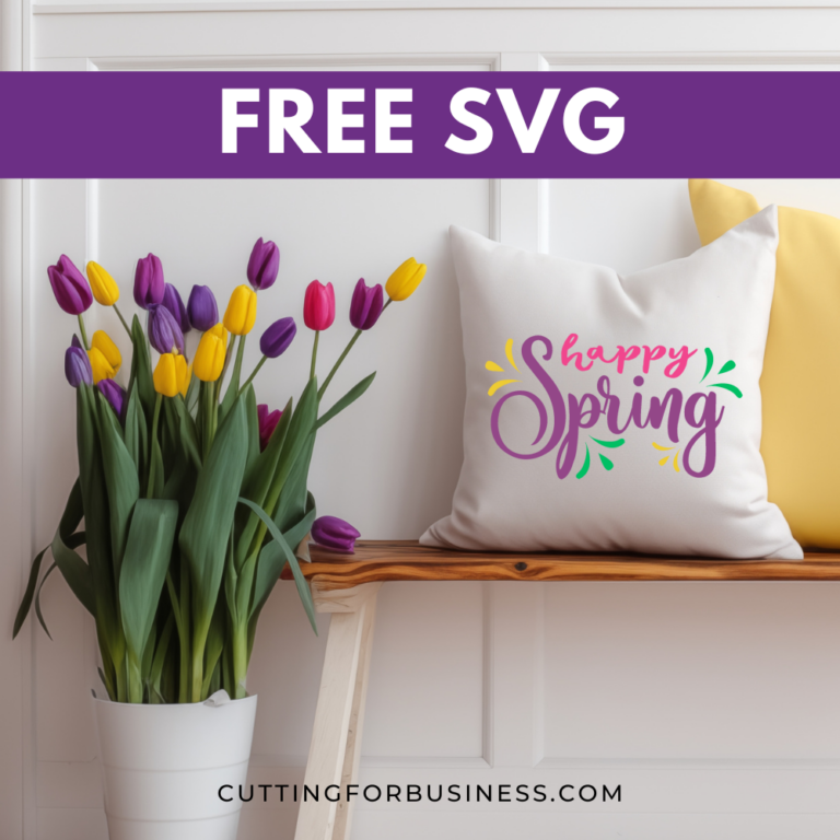 Free Happy Spring SVG