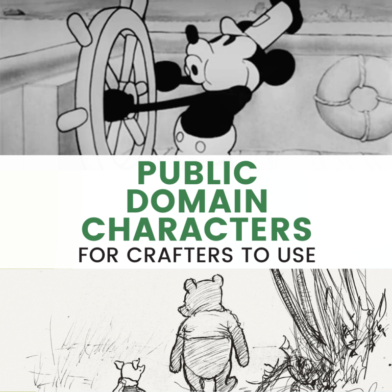 13 Public Domain Characters that Crafters Can Use